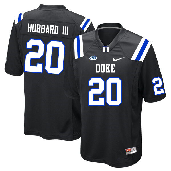 Duke Blue Devils #20 Marvin Hubbard III College Football Jerseys Sale-Black